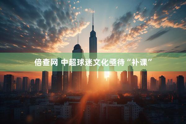 倍查网 中超球迷文化亟待“补课”